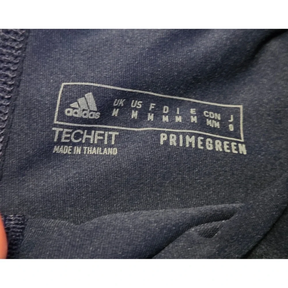 Adidas‎ Techfit Running Tights Pants Mens Size Medium Blue PrimeGreen